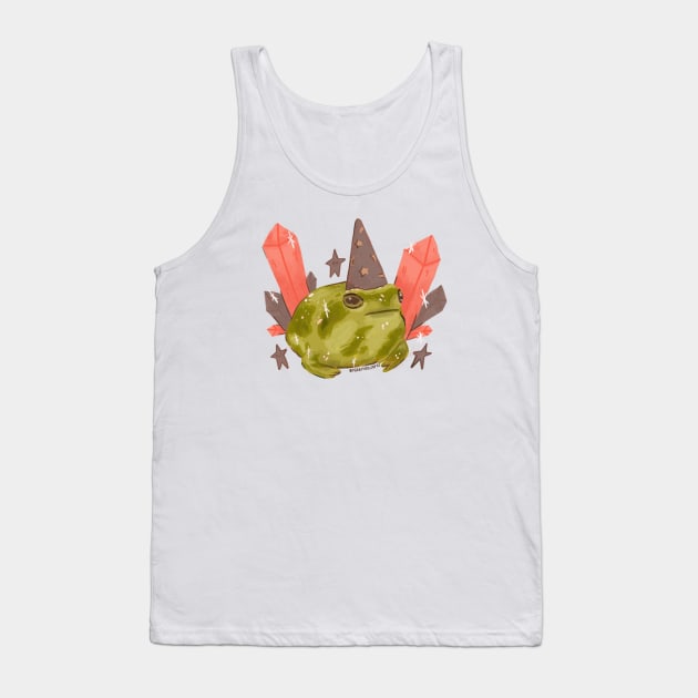 Crystal Magician Frog Tank Top by eraserheadarts